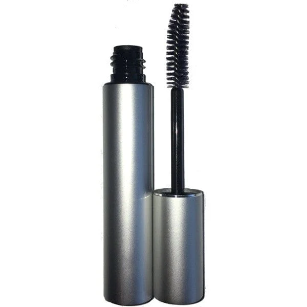 Silver Mascara Tube Case with Brush - 7ml