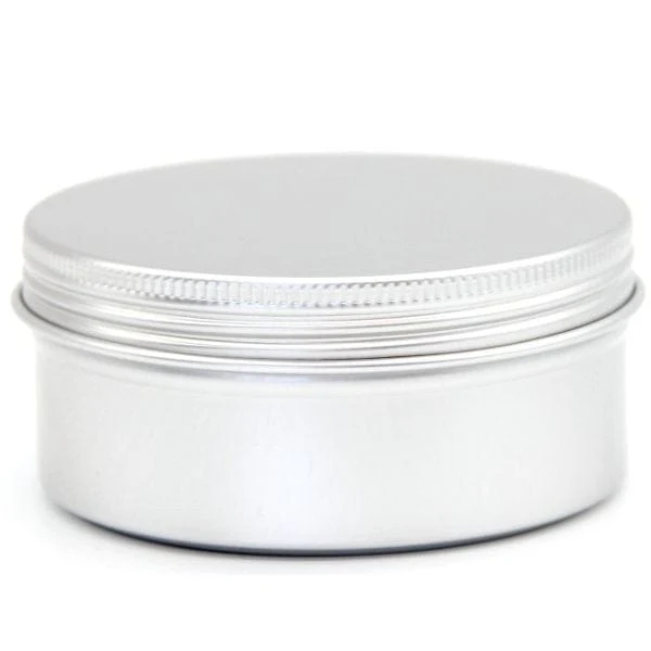Aluminium Round Reusable Container with Lid - 150ml