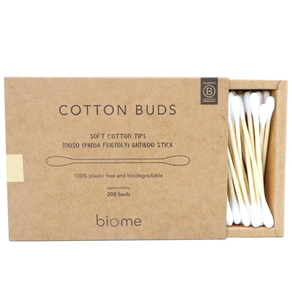 Biome Bamboo Cotton Buds 200pcs - Image 3