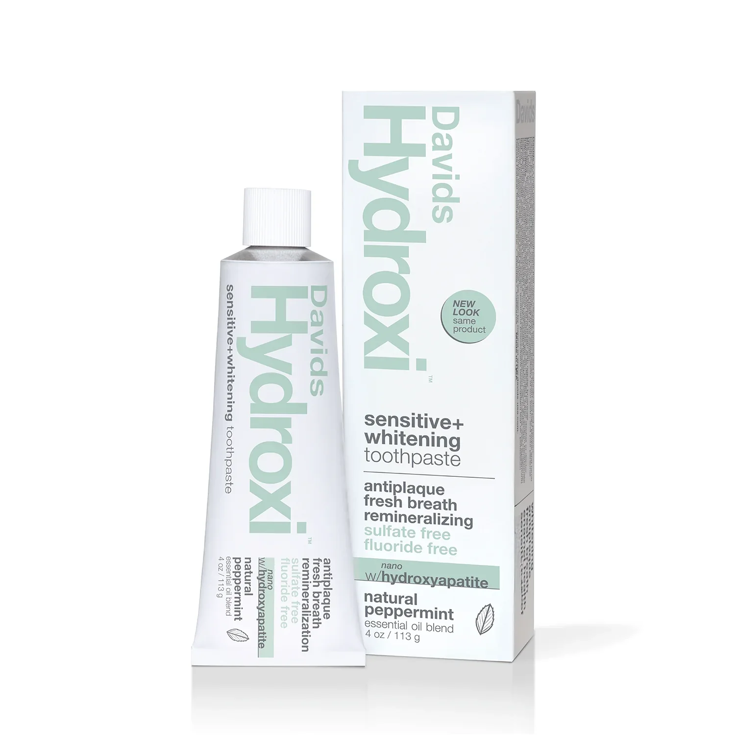 Davids Hydroxi Toothpaste - Sensitive + Whitening Peppermint - Image 3