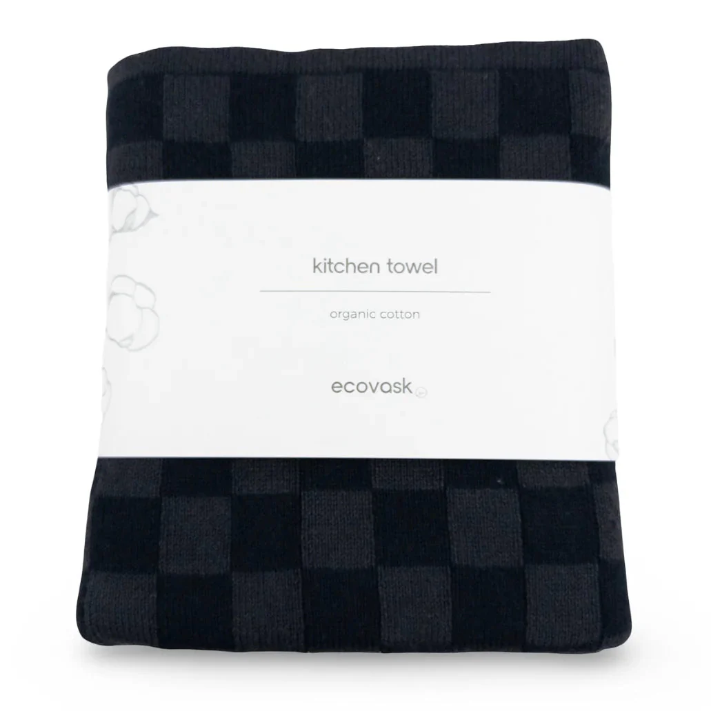 Ecovask Kitchen Tea Towel Single Organic Cotton - Image 9