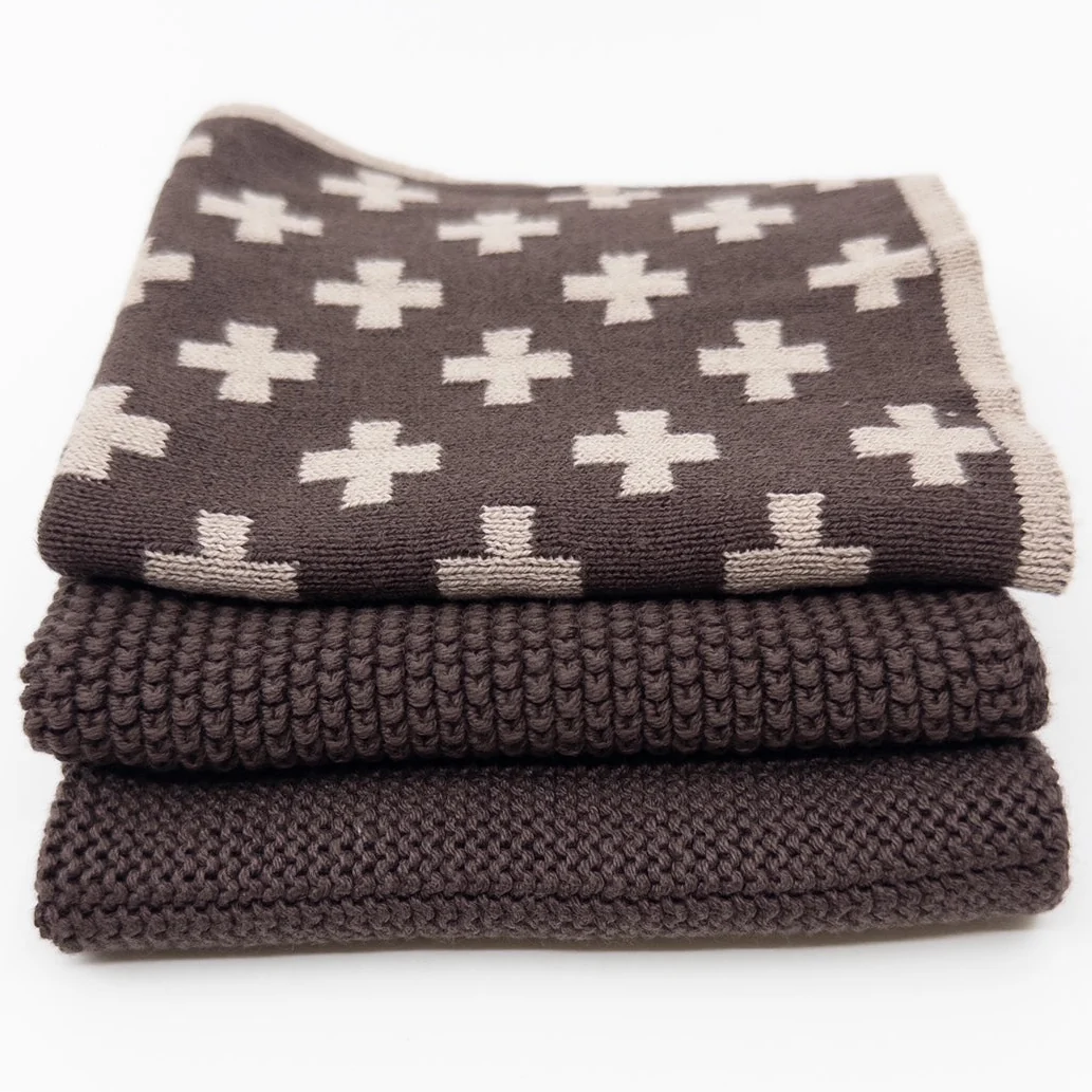 Ecovask Dish Cloth 3pc Variety Pack Organic Cotton - Image 10