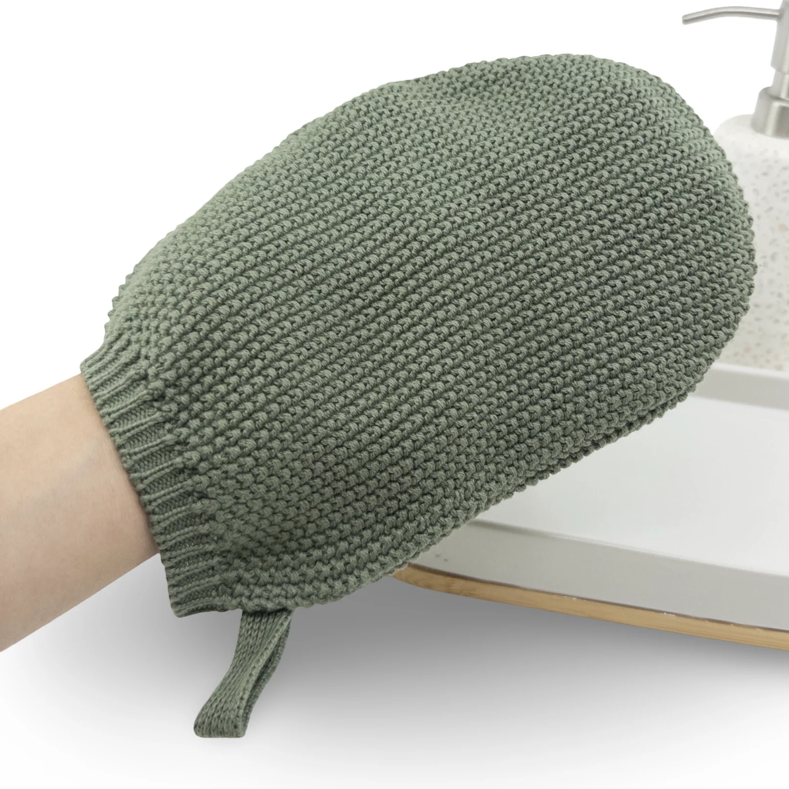 Ecovask Body Wash Mitt Organic Cotton - Image 2