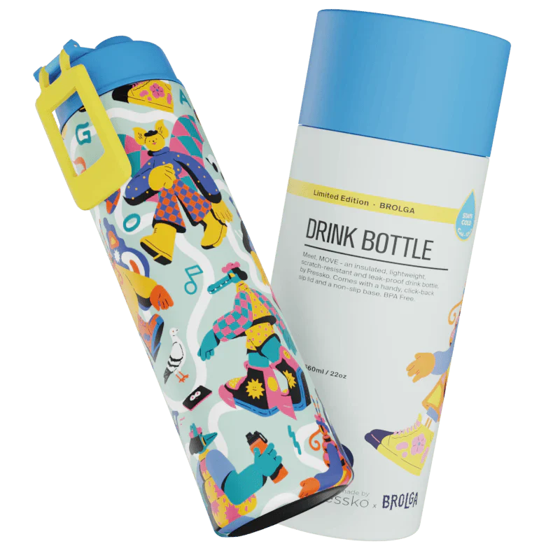 Fressko Insulated Stainless Bottle - Brolga 660ml