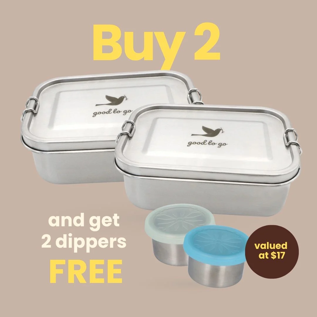 Your Gift - Buy 2 Biome Good To Go 700ml Takeaway Containers and Receive 2 Dippers FREE