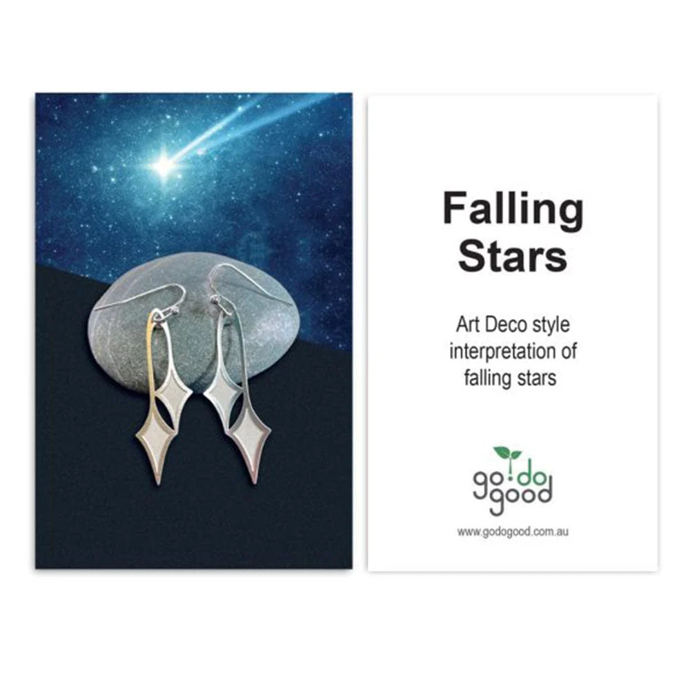 Go Do Good Hook Earrings - Falling Stars - Image 3