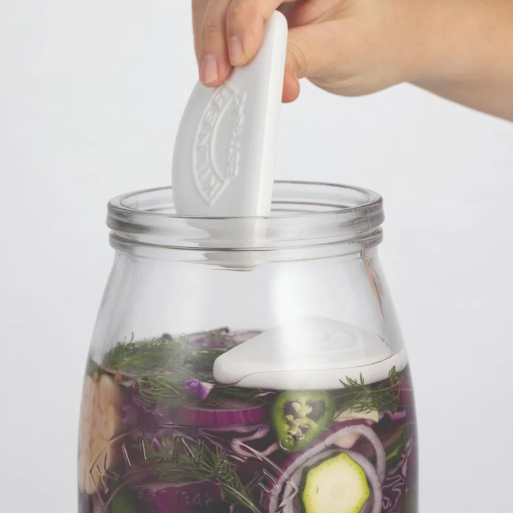 Kilner 3L Glass Fermentation Jar Set With Silicone Lid, Air Lock, Weights - Image 5