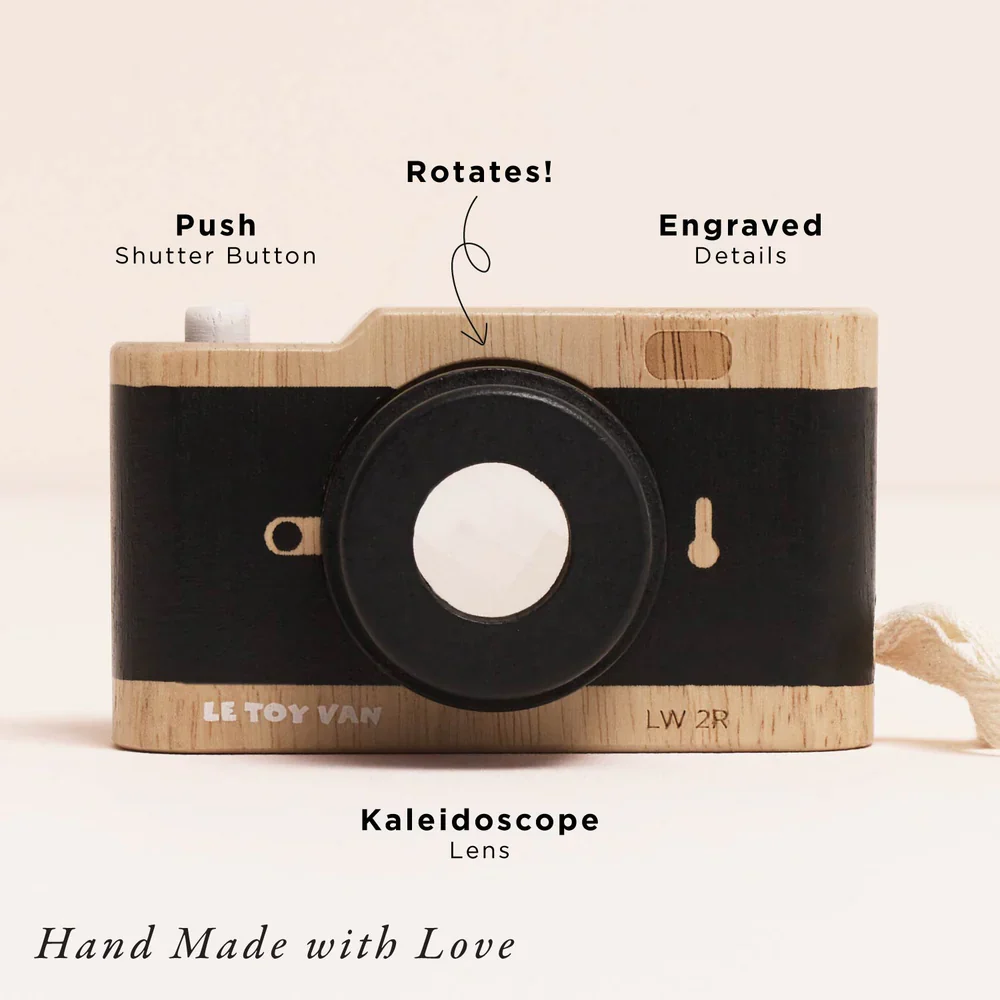 Le Toy Van Wooden Vintage Camera - Image 3