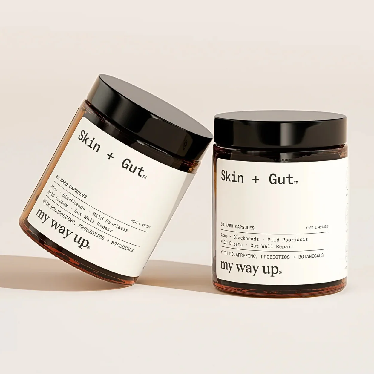 My Way Up Skin + Gut (60 caps)