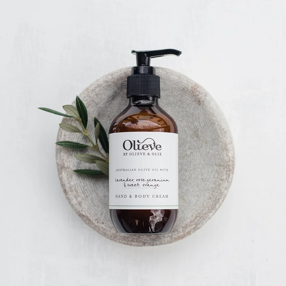 Olieve & Olie Hand & Body Cream  200ml - Lavender, Rose Geranium & Sweet Orange - Image 2