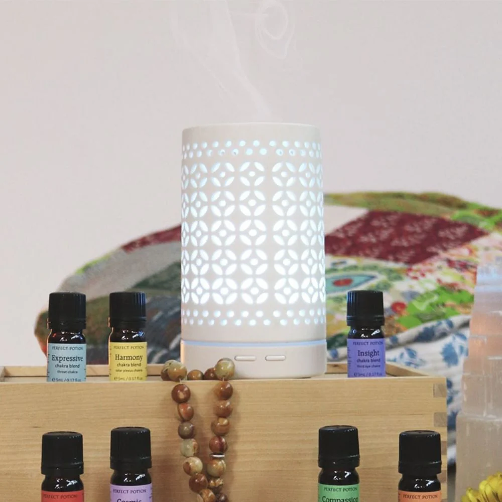 Perfect Potion Ceramic Ultrasonic Diffuser - White Gohan - Image 2