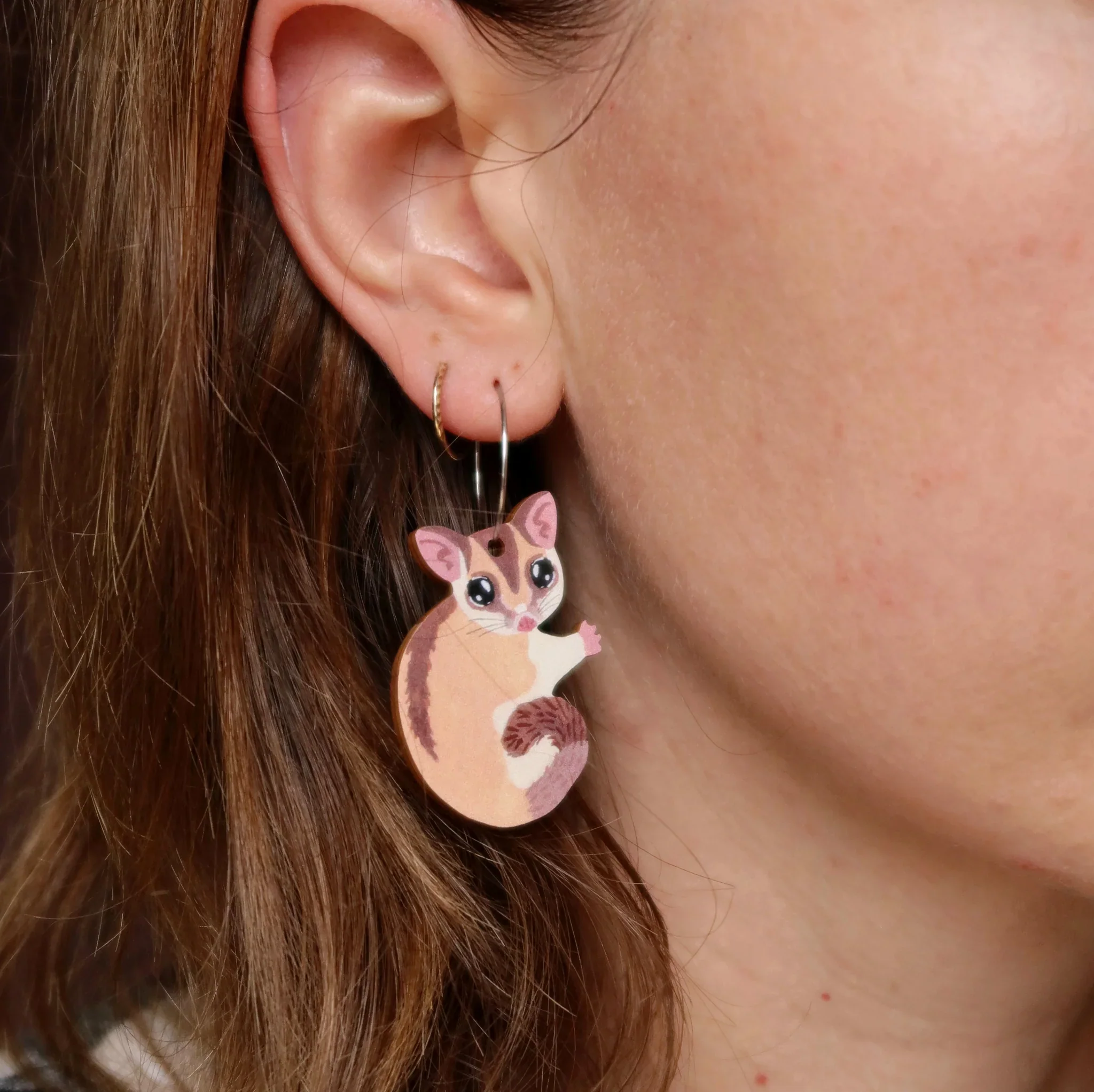 Pixie Nut & Co. Sugar Glider Hoop Earrings - Image 2