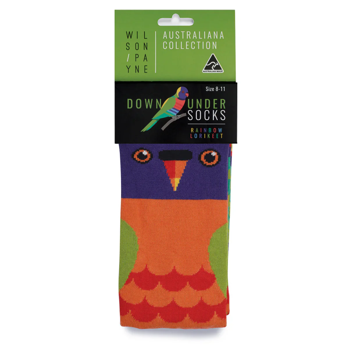 Wilson Payne Down Under Socks - Rainbow Lorikeet - Image 2